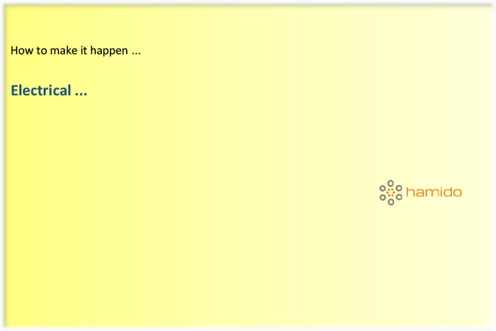How to make it - Slider - Electrical - Hamido