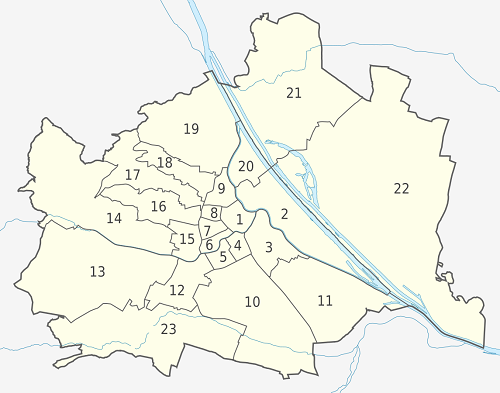 Vienna districts - 1