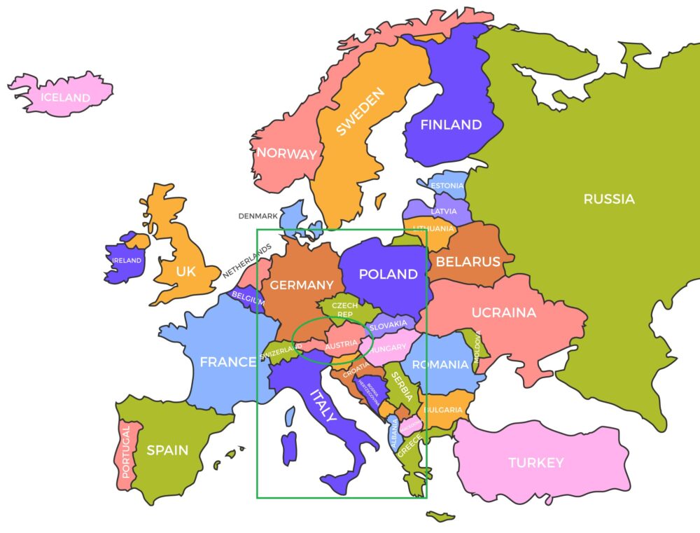 Austria's neighboring countries