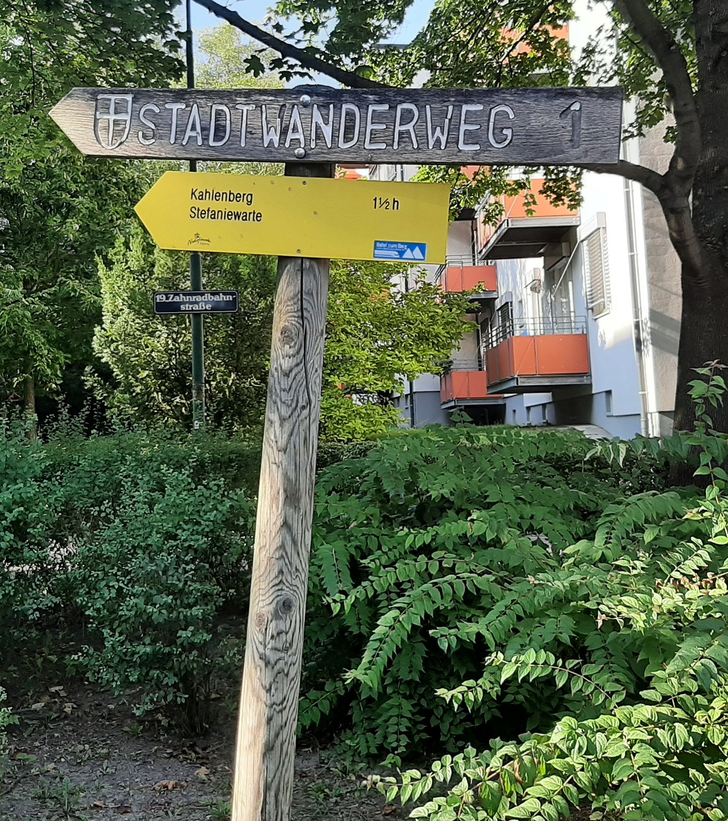 Stadtwanderweg Sign