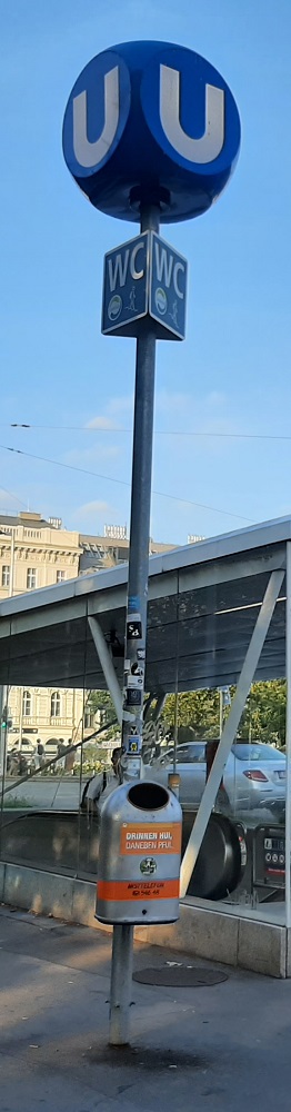 1007 Train U-Bahn Sign