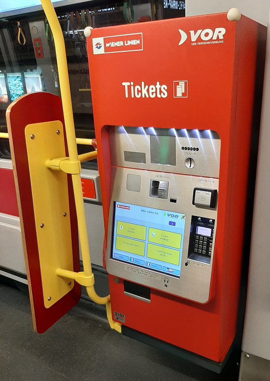 2001 Tram ticket machine