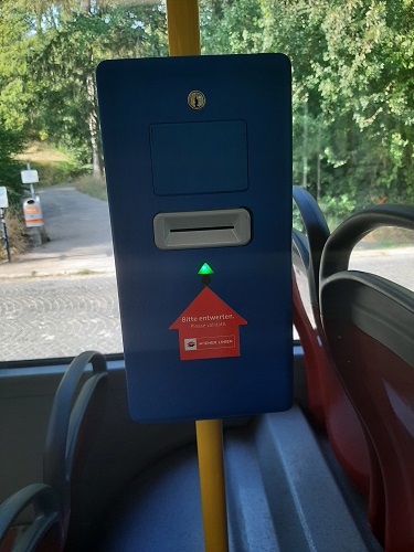 Bus ticket validator