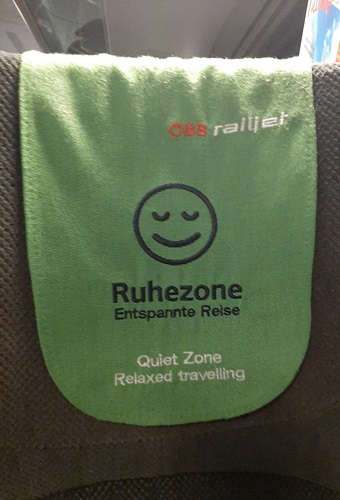 Train Quiet zone (Ruhezone)