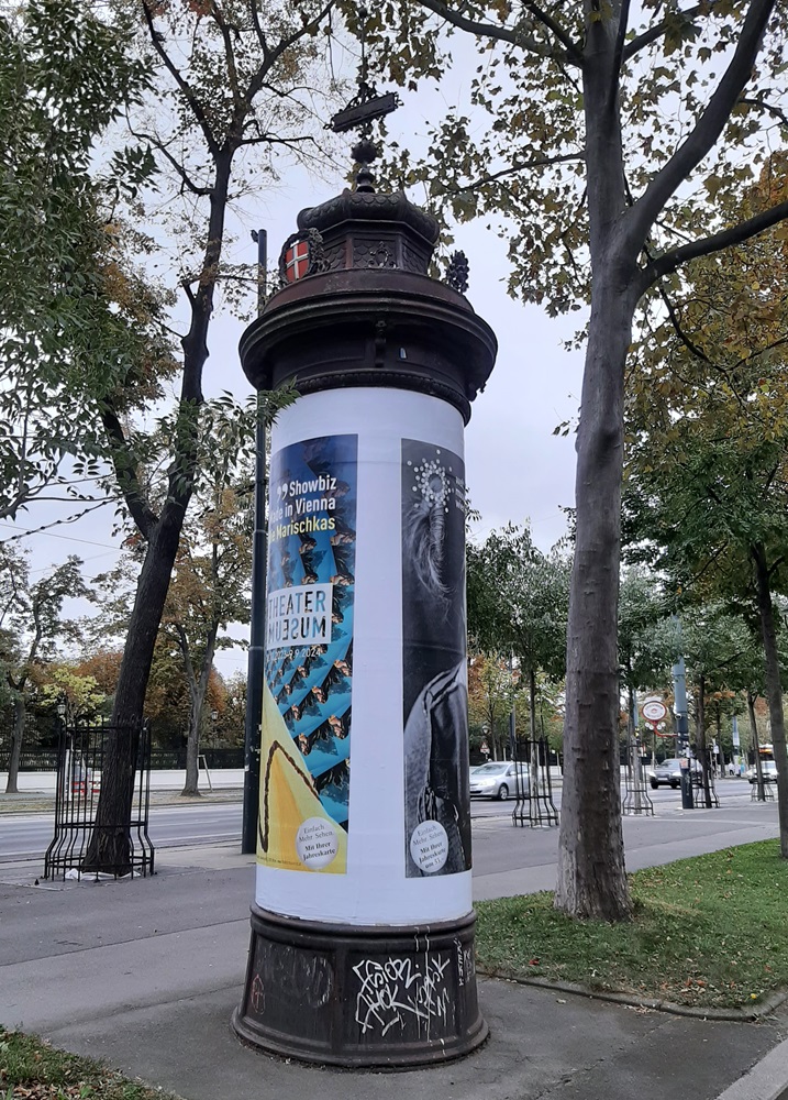 Advertising column Vienna Ring Strasse