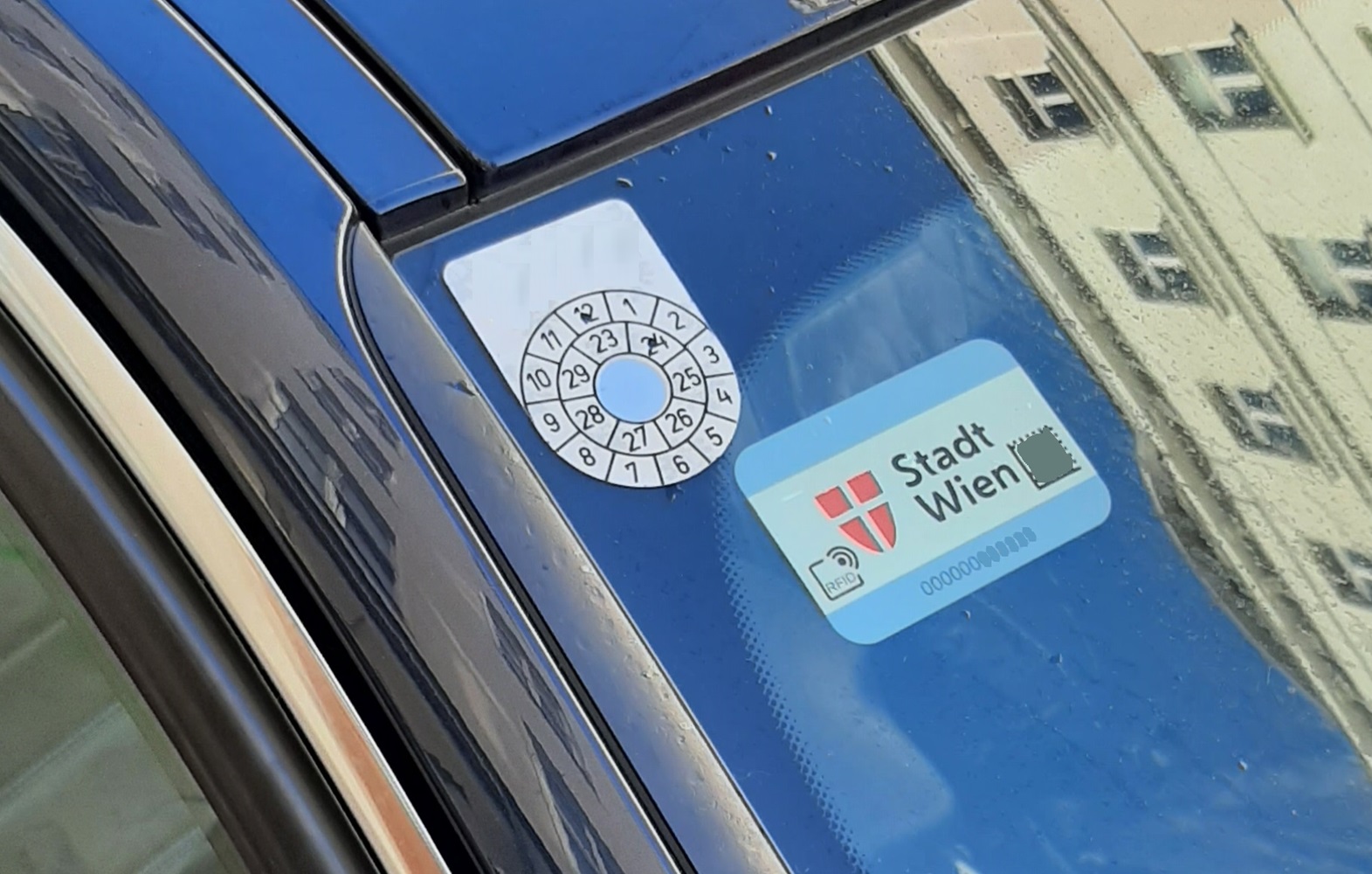 Parking stickers (Parkpickerl) Example