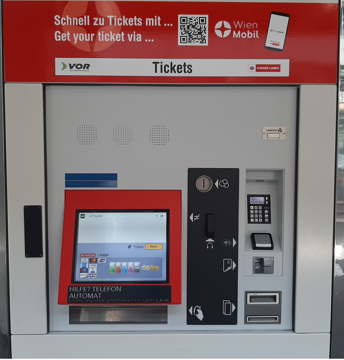 U-Bahn Ticket machine for Parking ticket 1