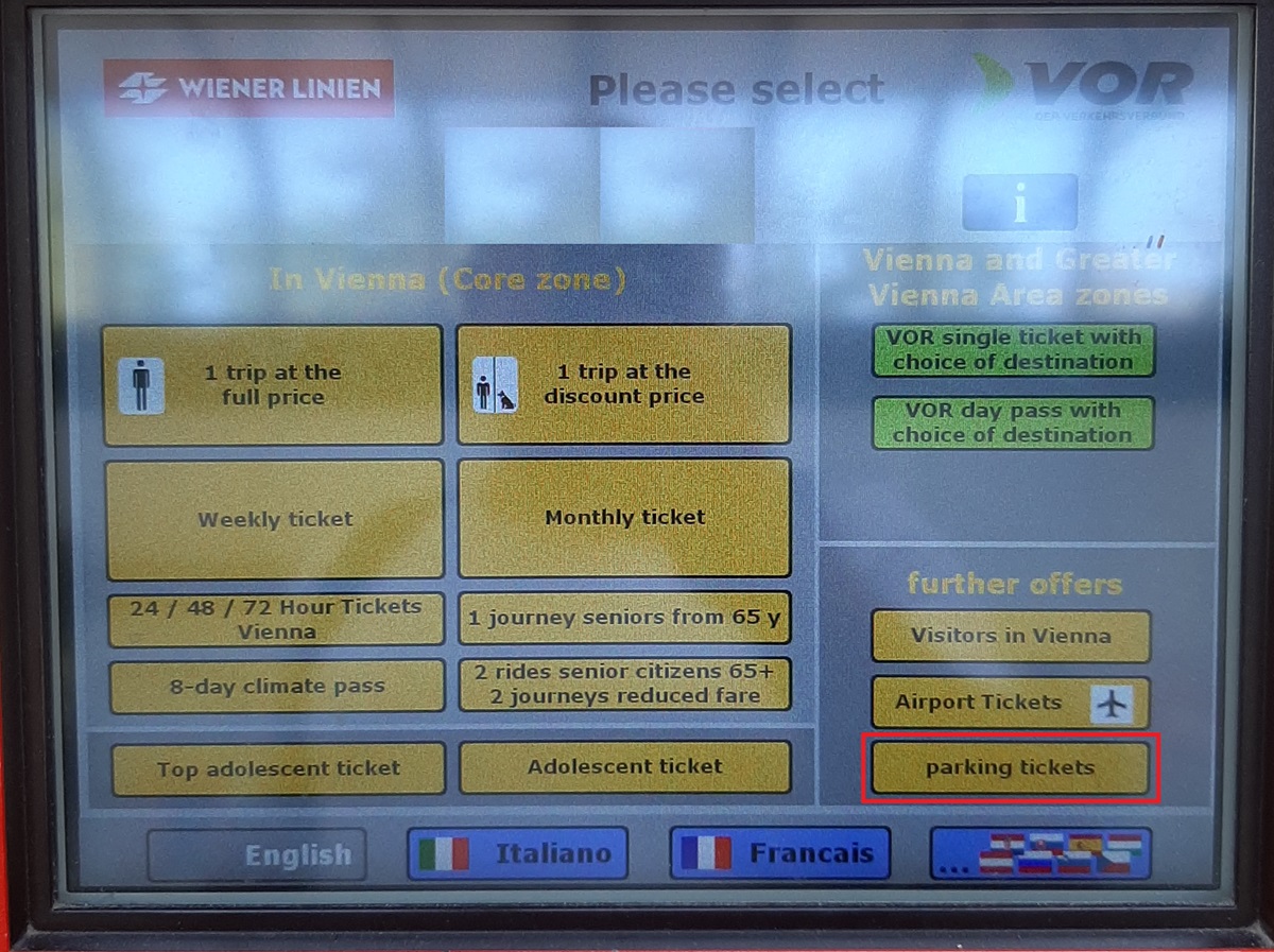 U-Bahn Ticket machine for Parking ticket 2