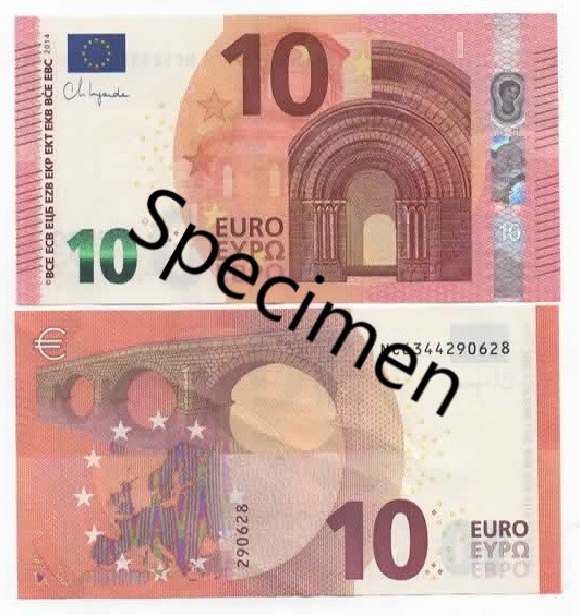 Ten Euro Note - Specimen